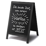 Artikelbild 1 für Showdown® Displays Kundenstopper Natura schwarz 47,0 x 66,0 cm, 1 St., Artikelnummer 697603