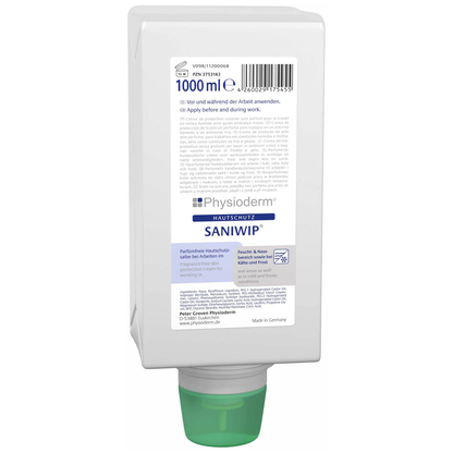 Artikelbild für Physioderm® SANIWIP® Hautschutzcreme 1,0 l, Artikelnummer 411799