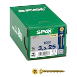 Artikelbild 1 für SPAX® Universalschrauben Z2 Senkkopf YELLOX 1081020350255 3,5 mm x 25 mm, 1.000 St., Artikelnummer 394449