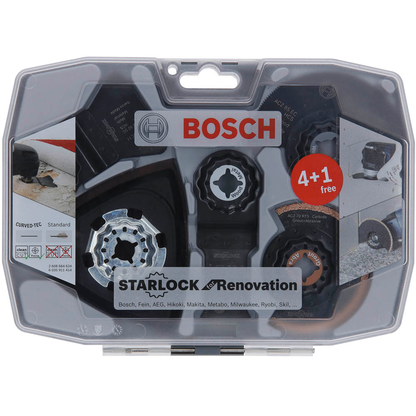 Artikelbild 2 für AKTION: BOSCH Starlock Best of Renovation Segment- und Tauchsägeblätter-Set 8-teilig, 1 Set mit Prämie nach Registrierung, Artikelnummer 454484