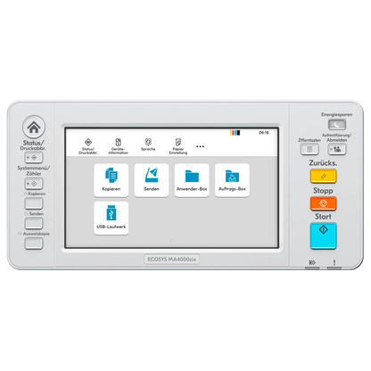 Artikelbild 6 für KYOCERA ECOSYS MA4000cix 3 in 1 Farblaser-Multifunktionsdrucker weiß, Artikelnummer 125209
