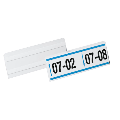 Artikelbild für DURABLE Etikettentaschen HARD COVER transparent 1/2 DIN A5 quer, 10 St., Artikelnummer 146587