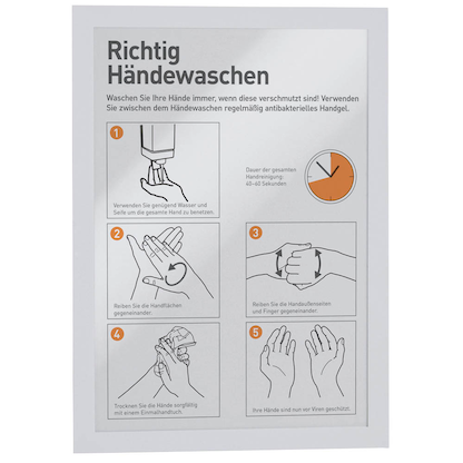 Artikelbild für DURABLE Magnetrahmen selbstklebend DURAFRAME® weiß A4, 2 St., Artikelnummer 309377