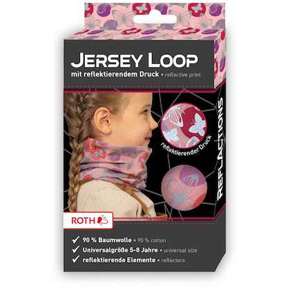 Artikelbild 2 für ROTH Schlauchschal Schmetterling rosa 50,0- 54,0 cm, 1 St., Artikelnummer 581326