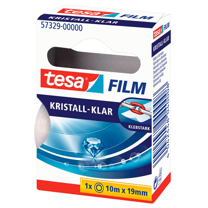 Artikelbild 3 für tesa KRISTALL-KLAR Klebefilm transparent 19,0 mm x 10,0 m 1 Rolle, Artikelnummer 241463