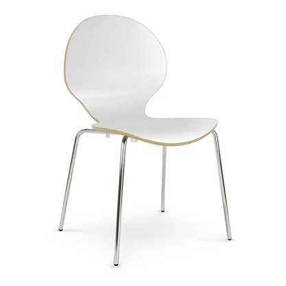 Artikelbild 2 für Nowy Styl Schalenstühle Cafe VI weiß Holz, 4 St., Artikelnummer 472600