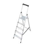 Artikelbild 1 für KRAUSE Stehleiter einseitig MONTO Solidy silber 5 Stufen, H: 180,0 cm, Artikelnummer 568042