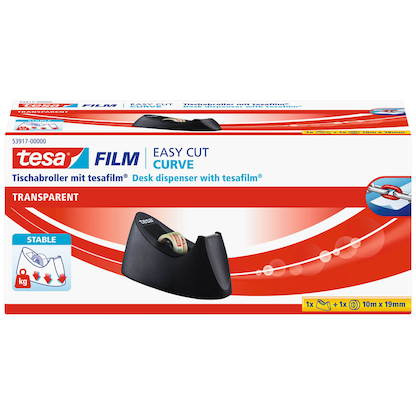 Artikelbild 2 für tesa Tischabroller Curve schwarz, Artikelnummer 303473