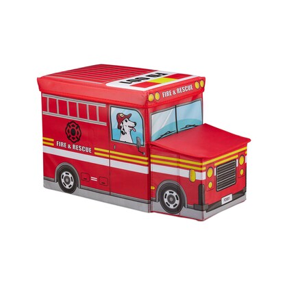 Artikelbild für relaxdays Sitztruhe 10025629_543 Feuerwehr Stoff 56,0 cm, Artikelnummer 450682