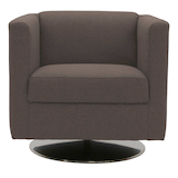 Artikelbild 1 für DOMO Collection Sessel BOB braun silber Stoff 72,0 cm 75,0 cm, 1 St., Artikelnummer 764561