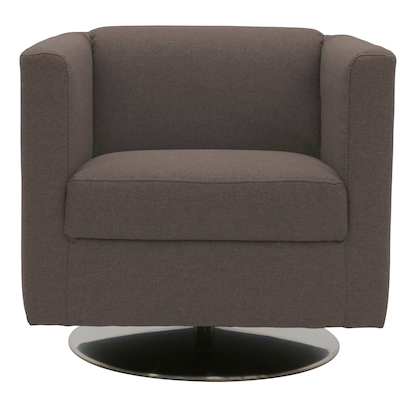 Artikelbild für DOMO Collection Sessel BOB braun silber Stoff 72,0 cm 75,0 cm, 1 St., Artikelnummer 764561