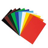 Artikelbild 1 für folia Buntpapier gummiert farbsortiert 80 g/qm 50 St., Artikelnummer 963049