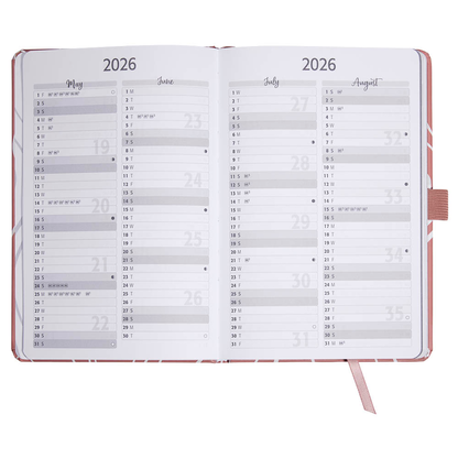 Artikelbild 4 für SIGEL Buchkalender Jolie 2026 rosè, 1 St., Artikelnummer 568566