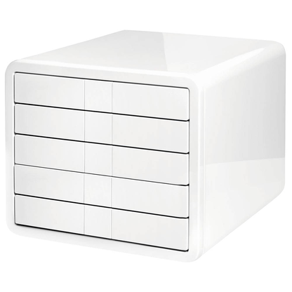 Artikelbild 3 für HAN Schubladenbox iBox weiß 1551-12D, DIN A4 mit 5 Schubladen, 1 St., Artikelnummer 504019