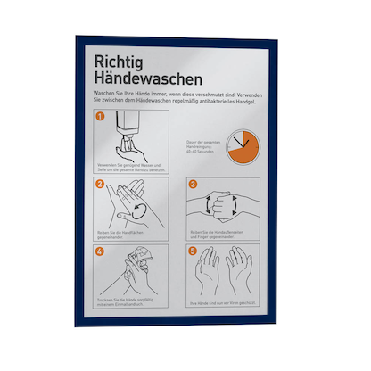 Artikelbild für DURABLE Magnetrahmen selbstklebend DURAFRAME® blau A3, 2 St., Artikelnummer 309484