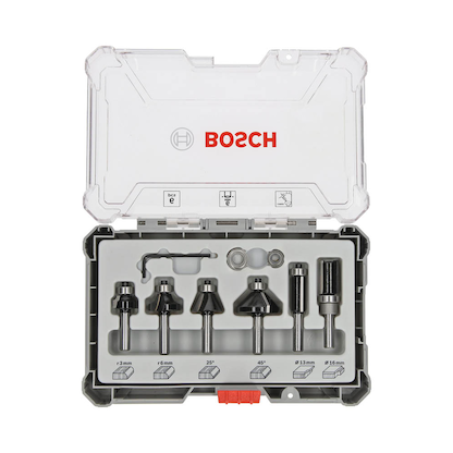 Artikelbild für AKTION: BOSCH Fräser-Set 6-teilig mit Prämie nach Registrierung, Artikelnummer 454302