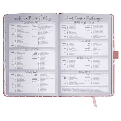 Artikelbild 5 für SIGEL Buchkalender Jolie 2026 rosè, 1 St., Artikelnummer 568566