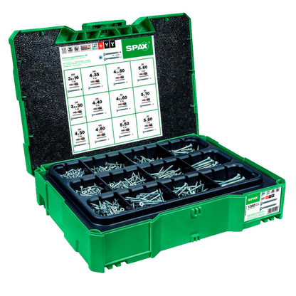 Artikelbild für SPAX® Holzbauschrauben-Sortiment systainer T-Loc I WIROX 5000009172009, Artikelnummer 398097