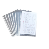 Artikelbild 1 für DURABLE Prospekthüllen DIN A3 quer transparent genarbt 0,12 mm, 10 St., Artikelnummer 134254