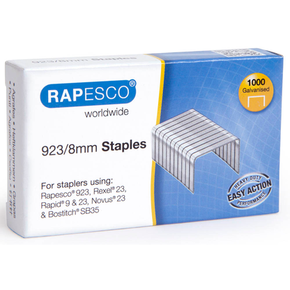 Artikelbild für RAPESCO® Heftklammern 923 23/8, 1.000 St., Artikelnummer 474344