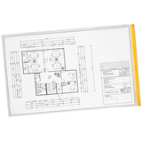 Artikelbild 1 für EICHNER Planschutztaschen DIN A0 transparent/gelb, 5 St., Artikelnummer 322273