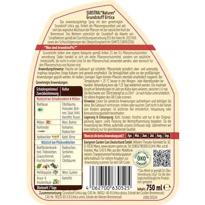 Artikelbild 2 für SUBSTRAL® Naturen® Urtica Spray Pflanzenspray 750,0 ml, Artikelnummer 368512
