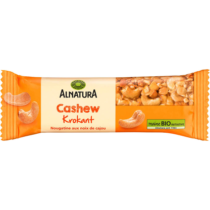 Artikelbild für ALNATURA Bio Cashew Krokant Nussriegel 30,0 g, Artikelnummer 295259