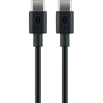 Artikelbild 2 für goobay USB C 2.0 Kabel 0,5 m schwarz, 1 St., Artikelnummer 364402