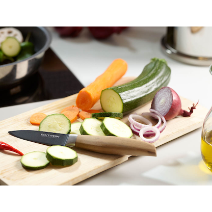 Artikelbild 5 für Echtwerk Küchenmesser Classic Black Edition schwarz, Klinge: 8,8 cm, 1 St., Artikelnummer 649986