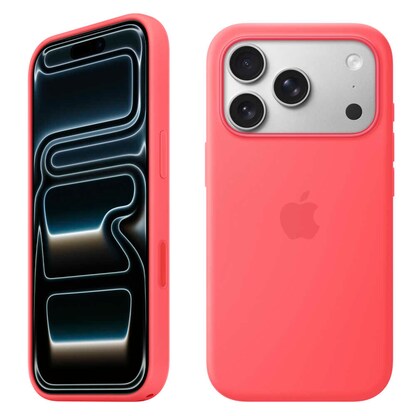 Artikelbild für Apple Silikon Case mit MagSafe Handyhülle für Apple iPhone 17 Pro guavepink, Artikelnummer 806236