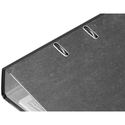 Artikelbild 3 für büroplus Ordner schwarz marmoriert Karton 8,0 cm DIN A4, 1 St., Artikelnummer 148767