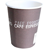 Artikelbild 1 für HYGOSTAR Einweg-Kaffeebecher braun 0,2 l, 50 St., Artikelnummer 870424