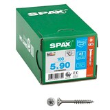 Artikelbild 1 für SPAX® Universalschrauben T20 Senkkopf Edelstahl A2 0197000500903 5 mm x 90 mm, 100 St., Artikelnummer 395307
