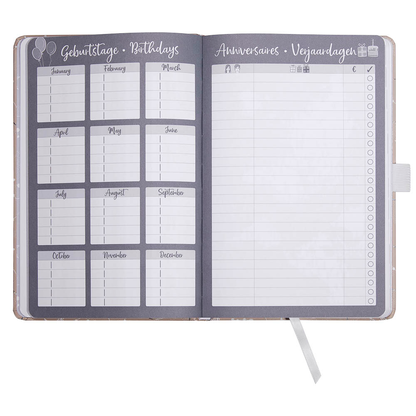 Artikelbild 5 für SIGEL Buchkalender Jolie 2026 Cosmic Fantasy Beige, 1 St., Artikelnummer 568689