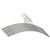 Artikelbild 1 für SZ Metall Kleiderbügel silber, 6 St., Artikelnummer 230789