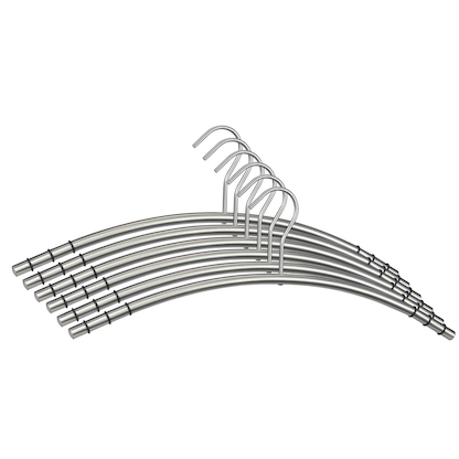 Artikelbild für SZ Metall Kleiderbügel silber, 6 St., Artikelnummer 230789