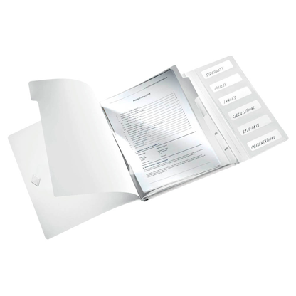 Artikelbild 3 für LEITZ Ordnungsmappe WOW 4633 6 Fächer weiß, 1 St., Artikelnummer 899935