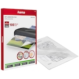 Artikelbild 1 für hama Laminierfolien glänzend für A4 125 micron, 100 St., Artikelnummer 739241