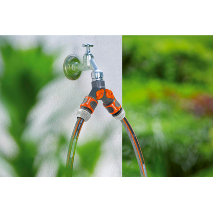 Artikelbild 3 für GARDENA Wasserverteiler für Gartenschlauch 2-Wege, Artikelnummer 212736