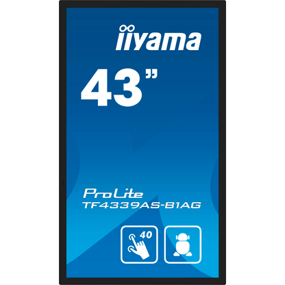 Artikelbild 4 für iiyama ProLite TF4339ASB1AG UHD-Touch-Display, schwarz, 108,0 cm (43,0 Zoll), Artikelnummer 540678
