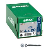 Artikelbild 1 für SPAX® Universalschrauben Z2 Senkkopf WIROX 1081010450205 4,5 mm x 20 mm, 1.000 St., Artikelnummer 394219