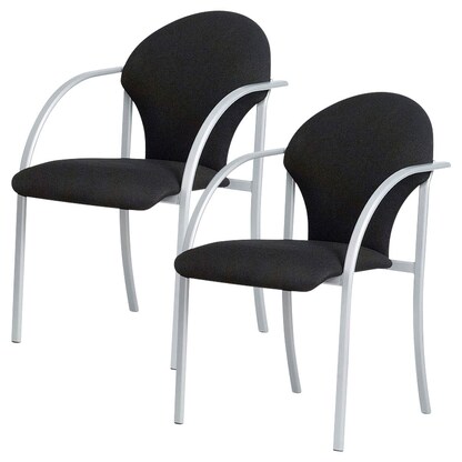 Artikelbild für Nowy Styl Besucherstühle Visa VISA ALU EF-019 schwarz Stoff, 2 St., Artikelnummer 833186
