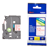 Artikelbild 1 für brother Schriftband TZe-232 TZE232, 12 mm, rot auf weiß, 1 St., Artikelnummer 653170