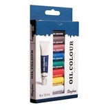 Artikelbild 1 für Rayher Künstler-Set Ölfarben farbsortiert 8 x 12,0 ml, 1 Pack, Artikelnummer 129761