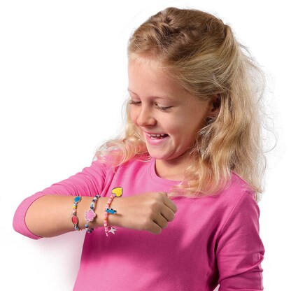Artikelbild 3 für SES Creative® Schmuck-Basteln-Set Easy Diamonds Armbänder mehrfarbig, Artikelnummer 110649