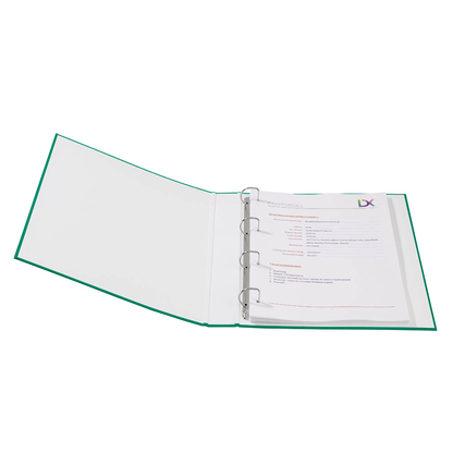 Artikelbild 4 für VELOFLEX Basic Ringbuch 4-Ringe grün 4,0 cm DIN A4, 1 St., Artikelnummer 408579