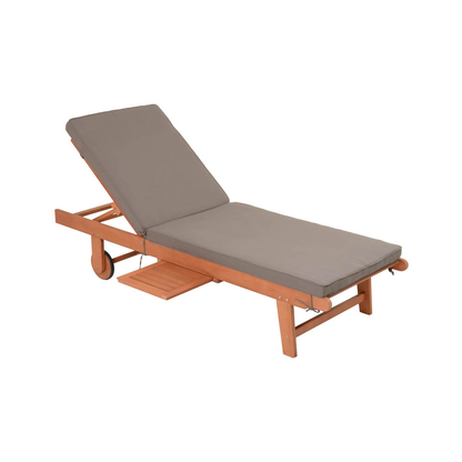 Artikelbild für Garden Pleasure Sonnenliege SAN DIEGO braun Holz, Artikelnummer 543789