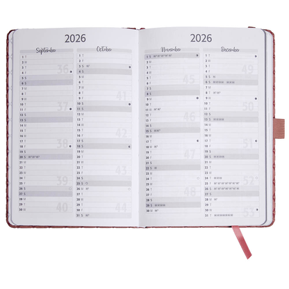 Artikelbild 4 für SIGEL Buchkalender Jolie 2026 altrosa, 1 St., Artikelnummer 568729