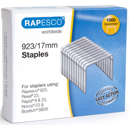 Artikelbild für RAPESCO® Heftklammern 923 23/17, 1.000 St., Artikelnummer 474383