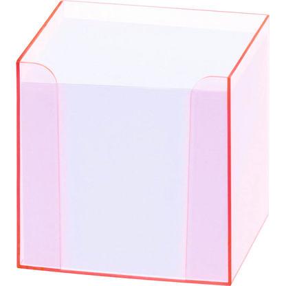 Artikelbild für folia Zettelbox LUXBOX transparent inkl. 800 Notizzettel weiß, 1 St., Artikelnummer 489359